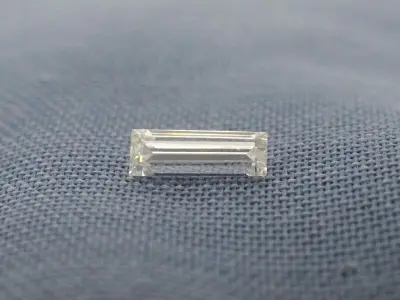 Diamant - 0.21 carat natuurlijke baguette geslepen diamant (gecertificeerd) – kavel bij Onlineveilingmeester