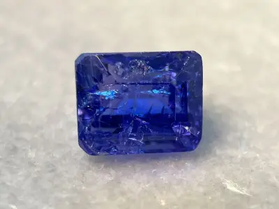 Tanzaniet - 6.29 carat natuurlijke tanzaniet – kavel bij Onlineveilingmeester
