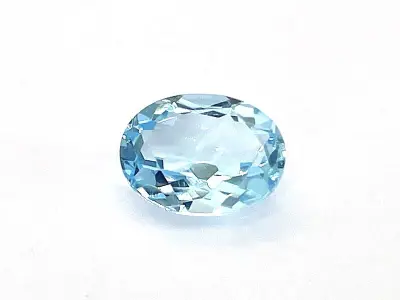 Topaas - circa 2.50 carat sky blue topaas – kavel bij Onlineveilingmeester
