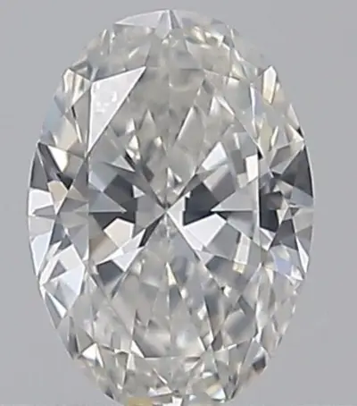 Diamant - 0.36 carat ovaal geslepen diamant (gecertificeerd) – kavel bij Onlineveilingmeester