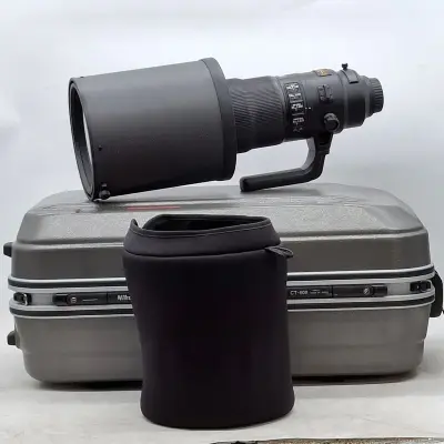 Camera lens, Nikkon, AF-S NIKKOR 600mm 1:4E FL ED VR – kavel bij Domeinen Roerende Zaken, Groningen