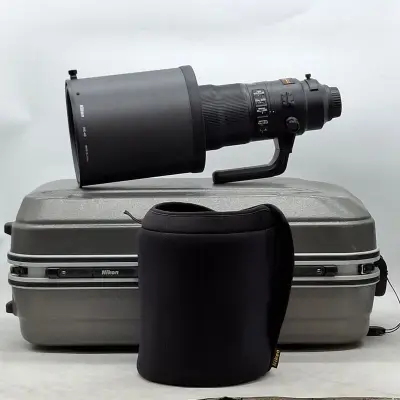 Camera lens, Nikkon, AF-S NIKKOR 600mm 1:4E FL ED VR – kavel bij Domeinen Roerende Zaken, Groningen