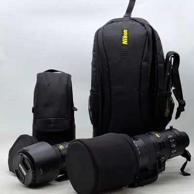 2x Camera lens, Nikkon, AF-S NIKKOR 180-400mm 1:4 TC1.4 FL ED VR/AF-S NIKKOR 500mm 1:5.6E PF ED – kavel bij Domeinen Roerende Zaken, Groningen