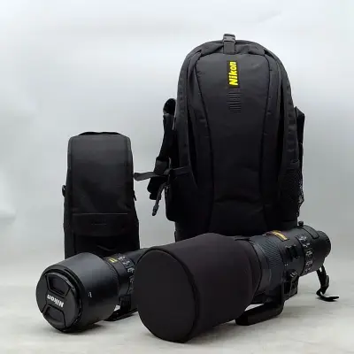 2x Camera lens, Nikkon, AF-S NIKKOR 180-400mm 1:4E TC1:4 FL ED VR/AF-S NIKKOR 500mm 1:5.6E PF ED – kavel bij Domeinen Roerende Zaken, Groningen