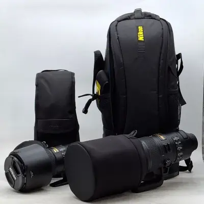 2x Camera lens, Nikkon, AF-S NIKKOR 180-400mm 1:4E TC1:4 FL ED VR/AF-S NIKKOR 500mm 1:5.6E PF ED – kavel bij Domeinen Roerende Zaken, Groningen