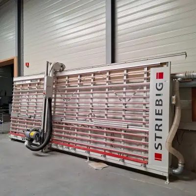 Verticale platenzaag Striebig, Standard II TRK type 6220A, bouwjaar 12.98F – kavel bij Onlineveilingmeester, Almere