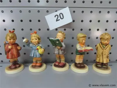 Beeldjes 5 stuks – kavel bij Vlavem
