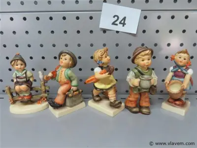 Beeldjes 5 stuks – kavel bij Vlavem
