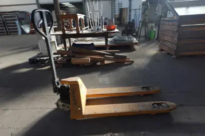 Transpallet Hu-lift – kavel bij Openbare Verkopen, Izegem