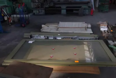Automatische aluminium schuifdeur – kavel bij Openbare Verkopen, Izegem