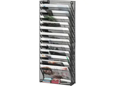 Documentenhouder 14 pockets metaal zwart – kavel bij XL Auctions