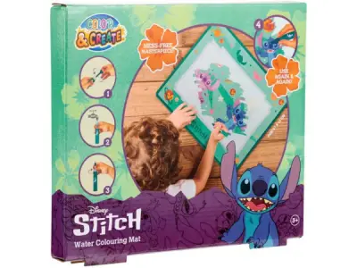 5x Disney Stitch - Waterkleuren speelmat – kavel bij XL Auctions