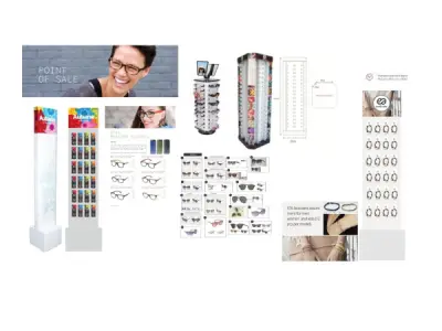 Winkeldisplays mix Zonnebril - leesbril - armbandjes – kavel bij XL Auctions