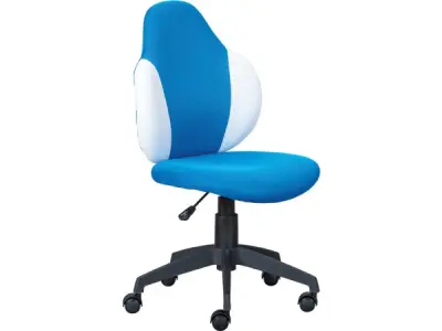 Inter link Jessie bureaustoel blauw-wit – kavel bij XL Auctions