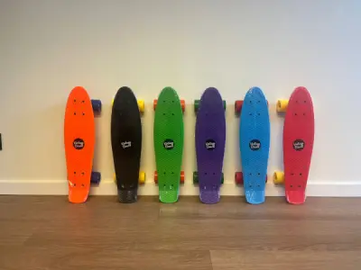 6x Vintage Penny Board. Skateboard – kavel bij XL Auctions