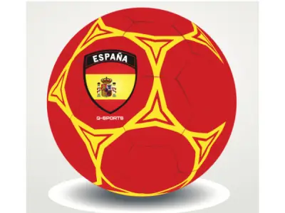 2x voetbal size 5, thema Spanje – kavel bij XL Auctions