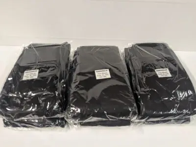 6x Dames fleece winter thermo legging panty, Gianvaglia, zwart, L/XL – kavel bij Onlineveilingmeester