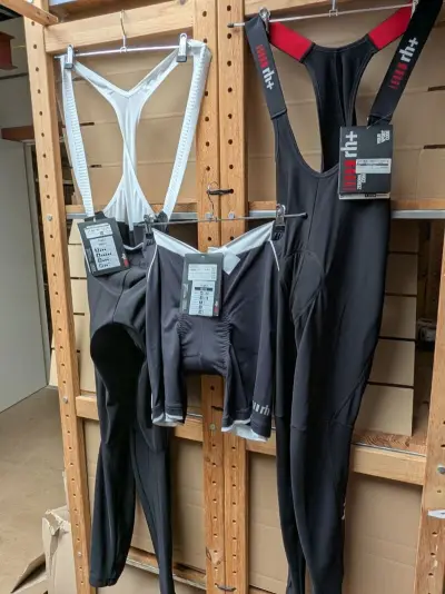 3x Fietsbroek met zeem RH+, zwart / wit, mt XL – kavel bij Onlineveilingmeester