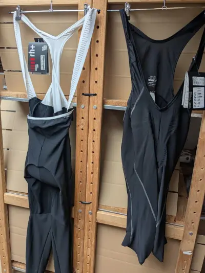 2x Fietsbroek met zeem RH+, zwart / wit, mt L – kavel bij Onlineveilingmeester