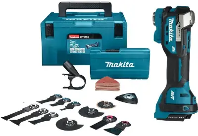 Accu multitool met accessoires Makita, DTM52ZJX2 – kavel bij Onlineveilingmeester