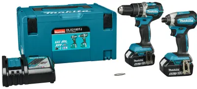 Boormachine + slagschroevendraaier Makita, Makita DLX2180TJ – kavel bij Onlineveilingmeester