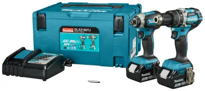 Boormachine + slagschroevendraaier Makita, Makita DLX2180TJ – kavel bij Onlineveilingmeester