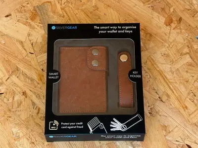 Ca. 40x Smart wallet/key holder - set SilverGear – kavel bij Onlineveilingmeester