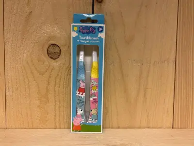 Ca. 144x Kids tandenborstel - 2 pack, Peppa Pig – kavel bij Onlineveilingmeester