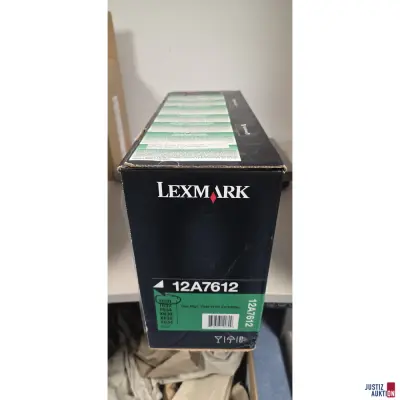 Toner 12A7612 Black für Lexmark – kavel bij Justiz-Auktion, Dresden