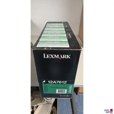Toner 12A7612 Black für Lexmark – kavel bij Justiz-Auktion, Dresden