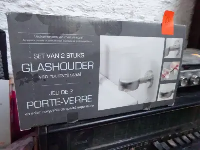 Set glashouders nieuw – kavel bij Openbare Verkopen, Izegem