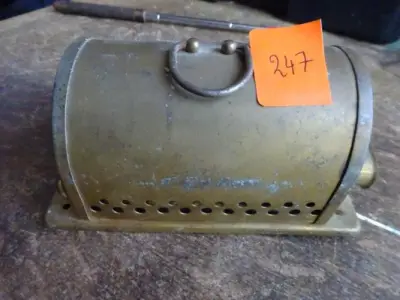 Antieken krultangverwarmer ROWENTA 1920 16cmx9cmx8cm – kavel bij Openbare Verkopen, Izegem