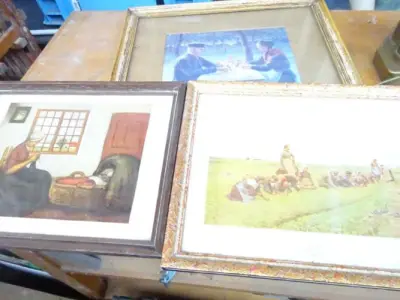 Prenten (boeren) 5x – kavel bij Openbare Verkopen, Izegem