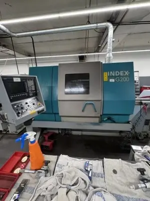 5646.128 => 1 CNC-Drehmaschine Index G 200, Bj. 2007 – kavel bij VENTA Industrieversteigerungen, Hagen