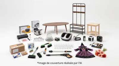 Volledige vrachtwagen met rommelmarktartikelen (huis & interieur · kleding · huishoudelijke apparaten) — GiFi - 11.363 stuks – kavel bij Stocklear