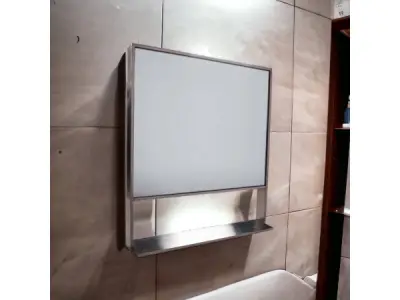 Casajoy RVS Spiegel met Planchet 60cm – kavel bij XL Auctions