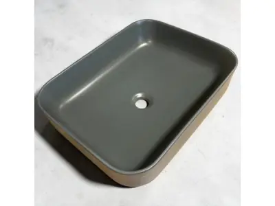 Casajoy Keramische Waskom Mat Grijs 50cm – kavel bij XL Auctions
