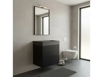 Casajoy Compact Badkamermeubel Zwart 50cm – kavel bij XL Auctions