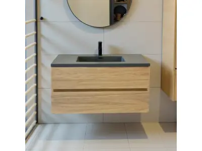 Casajoy Eiken badkamermeubel 100cm – kavel bij XL Auctions