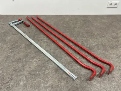 Solid lijmklem en koevoet set 4-delig – kavel bij XL Auctions