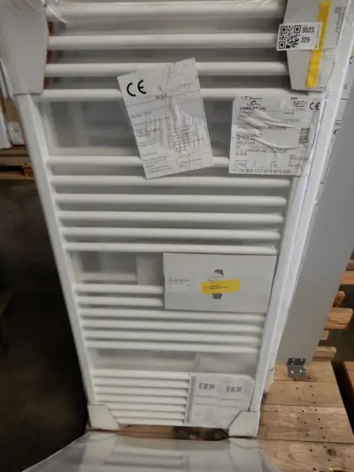 Handdoekradiator, Comfort Line, wit, 1312x600 – kavel bij Onlineveilingmeester, Assen