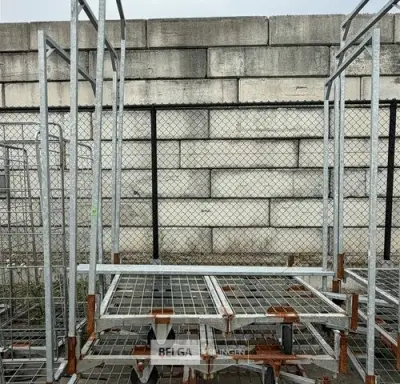 3x Transportkarren – kavel bij Belga Veilingen, Lummen
