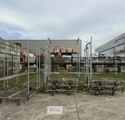 8x Transportkarren – kavel bij Belga Veilingen, Lummen
