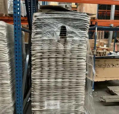 1 Pallet onderzetters bloempotten – kavel bij Belga Veilingen, Lummen