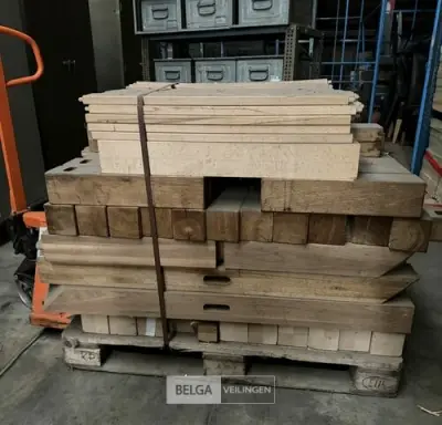 1 Pallet brandhout – kavel bij Belga Veilingen, Lummen