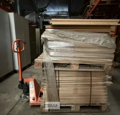 1 Pallet brandhout – kavel bij Belga Veilingen, Lummen