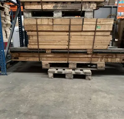 1 Pallet brandhout – kavel bij Belga Veilingen, Lummen
