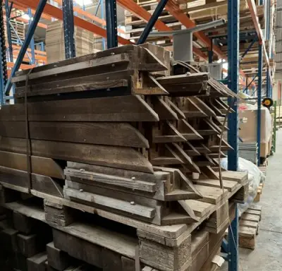 1 Pallet brandhout – kavel bij Belga Veilingen, Lummen
