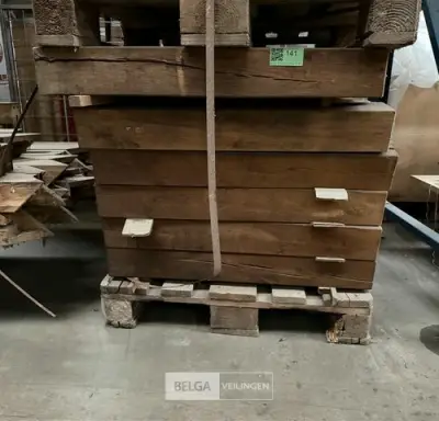 1 Pallet brandhout – kavel bij Belga Veilingen, Lummen