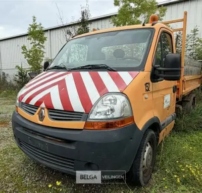 Hoge open laadbak RENAULT MASTER – kavel bij Belga Veilingen